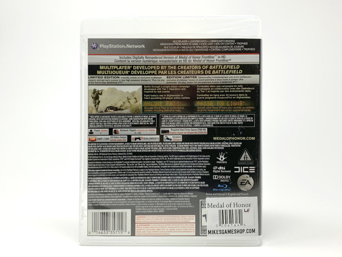 Medal of Honor – Limited Edition • Playstation 3
