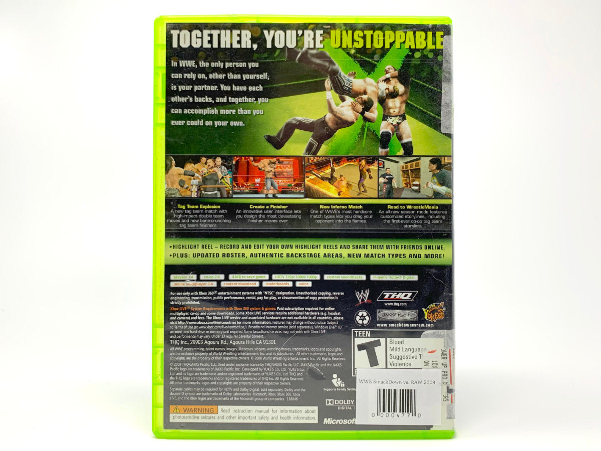 WWE SmackDown! vs. RAW 2009 • Xbox 360