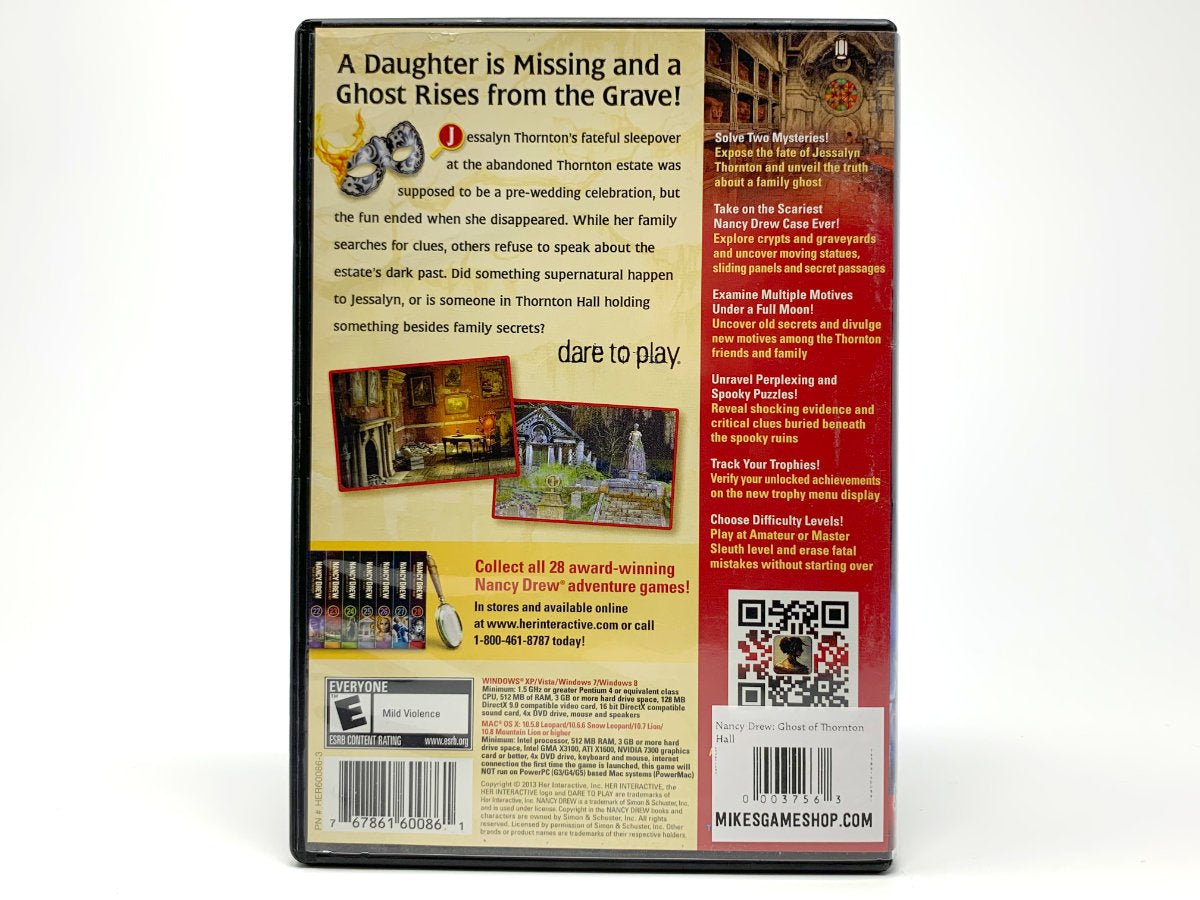 Nancy Drew: Ghost of Thornton Hall • PC (Windows)