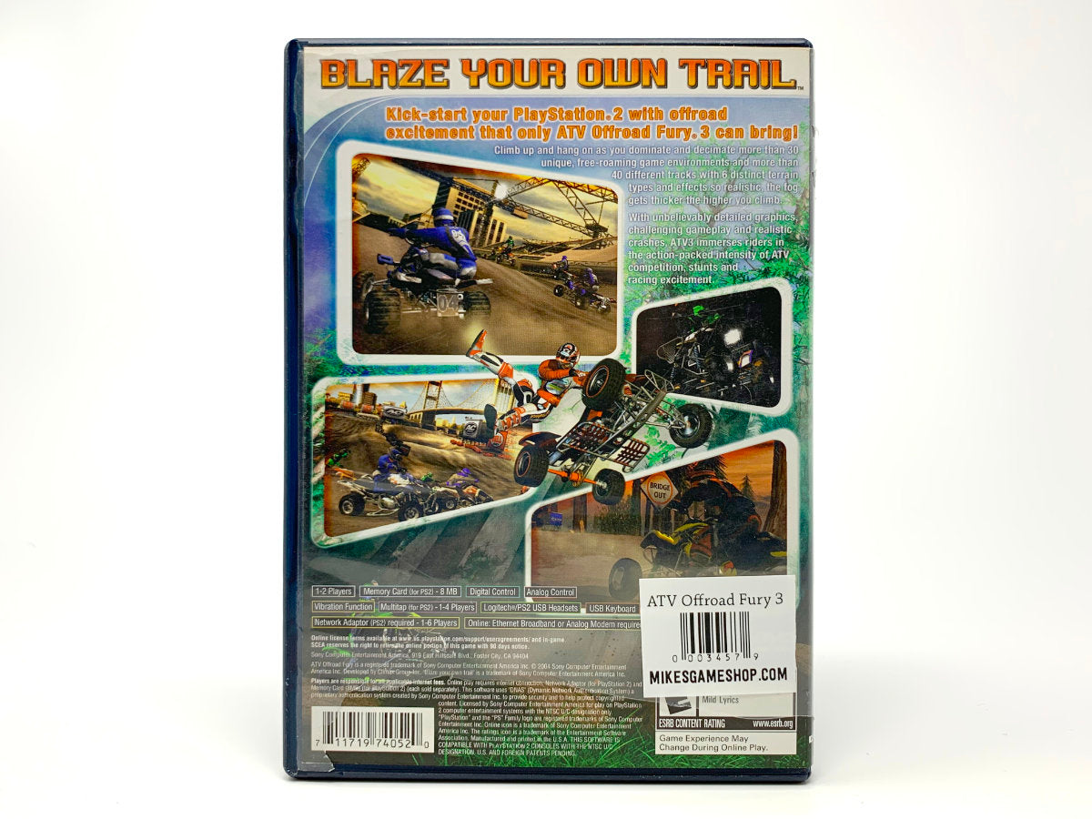 ATV Offroad Fury 3 • Playstation 2