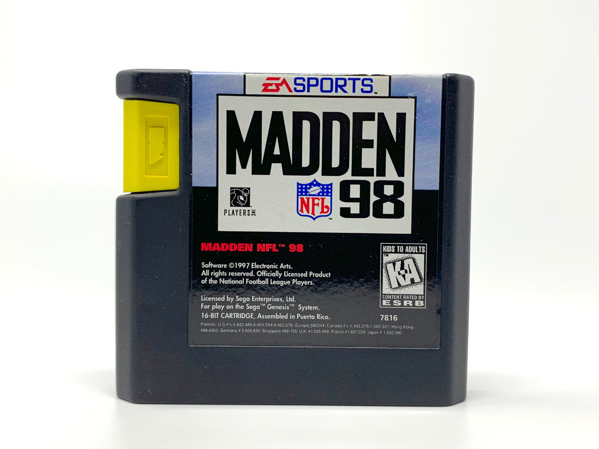 Madden NFL 98 • Sega Genesis