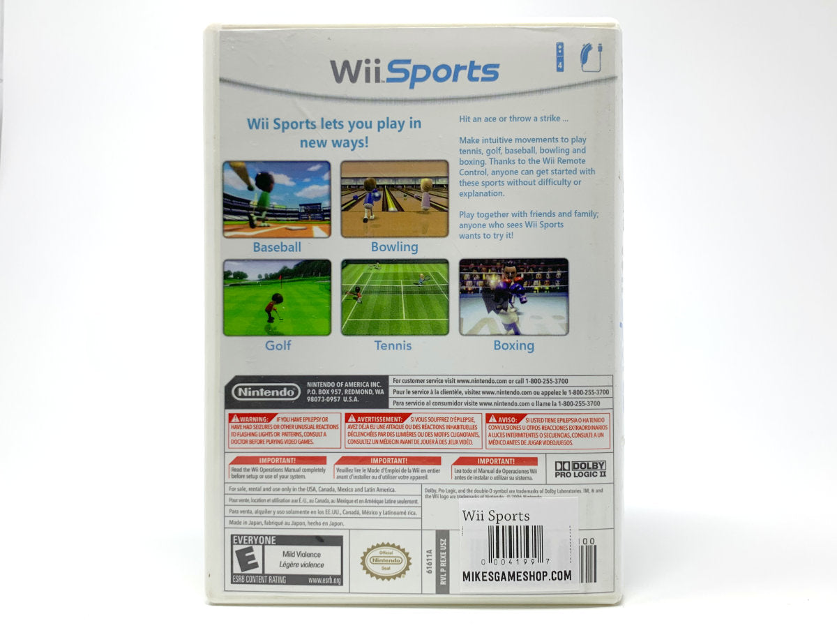 Wii Sports • Nintendo Wii