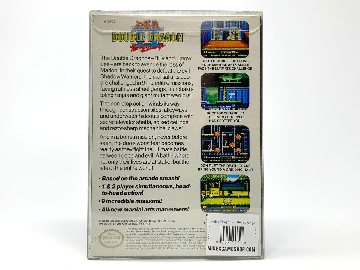 Double Dragon II: The Revenge – (3-Screw) *CIB* • Regular Nintendo (NES)