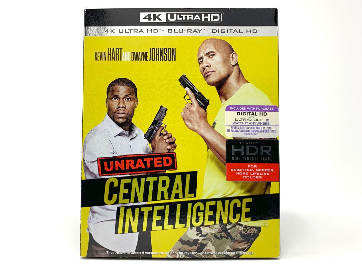 Central Intelligence – Unrated • 4K UHD (See Notes)