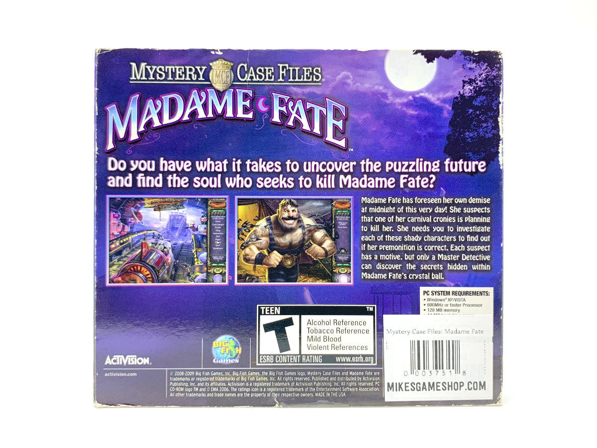 Mystery Case Files: Madame Fate • PC