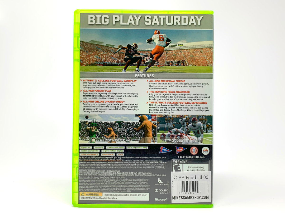 NCAA Football 09 • Xbox 360