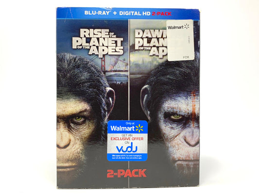 Rise of the Planet of the Apes / Dawn of the Planet of the Apes • Blu-ray
