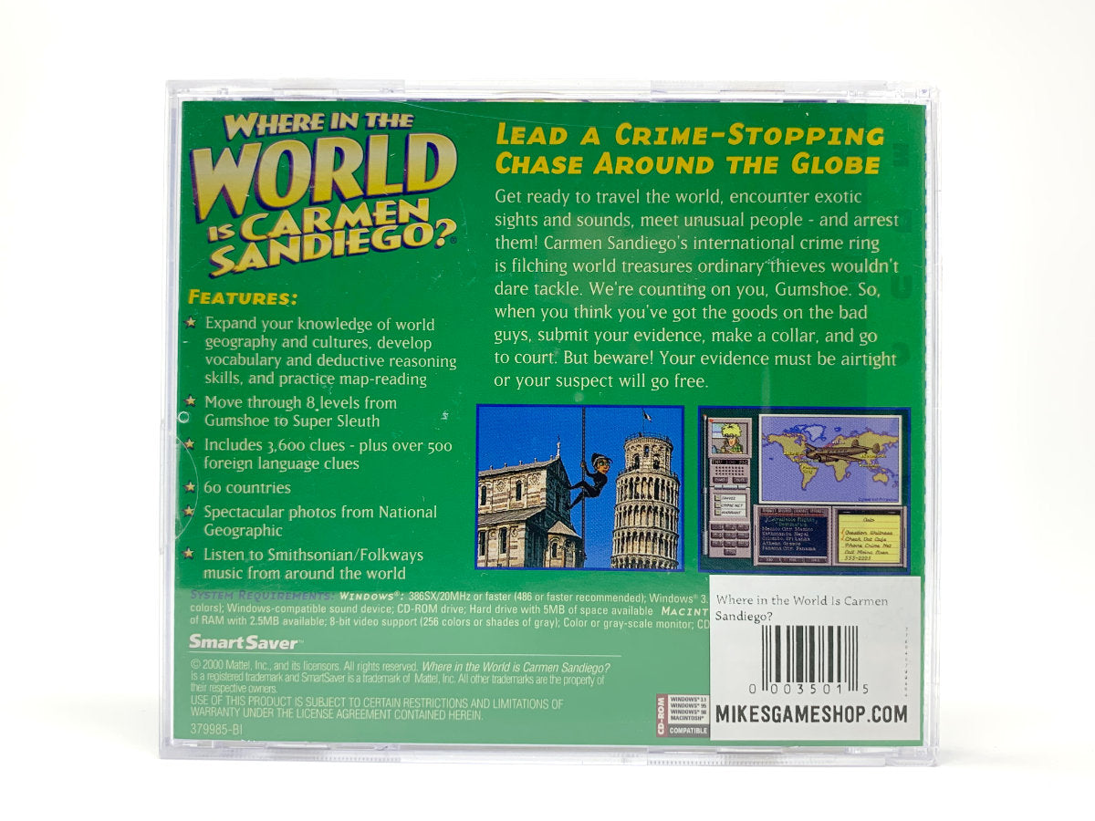 Where in the World Is Carmen Sandiego? • PC