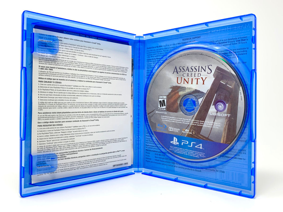 Assassin's Creed Unity (2014), PS4 Game