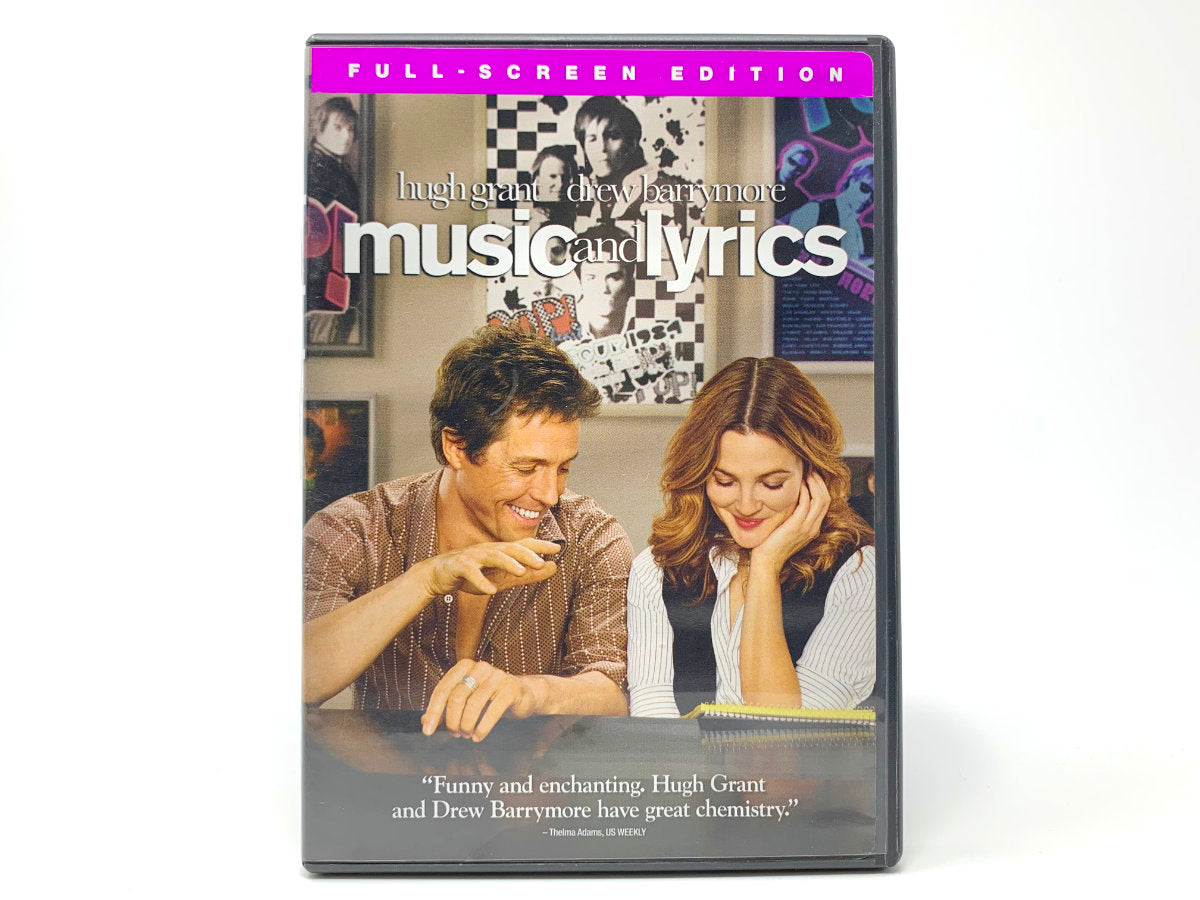 Music and Lyrics – Full-Screen • DVD