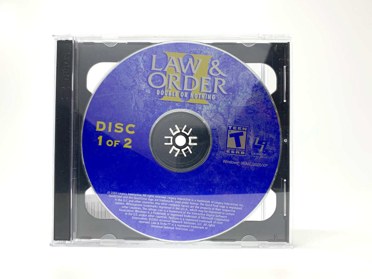 Law & Order II: Double or Nothing • PC (Windows)