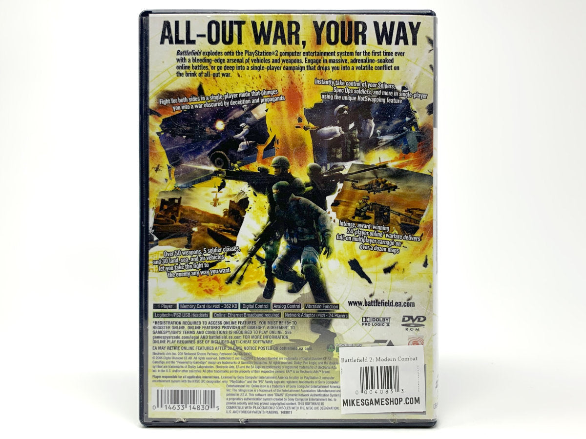 Battlefield 2: Modern Combat • Playstation 2