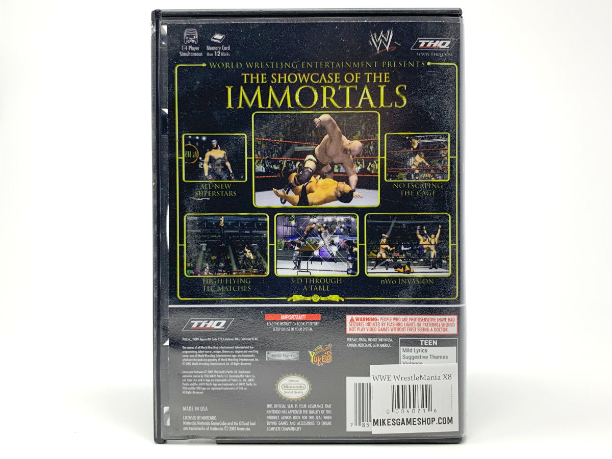 WWE WrestleMania X8 • Gamecube