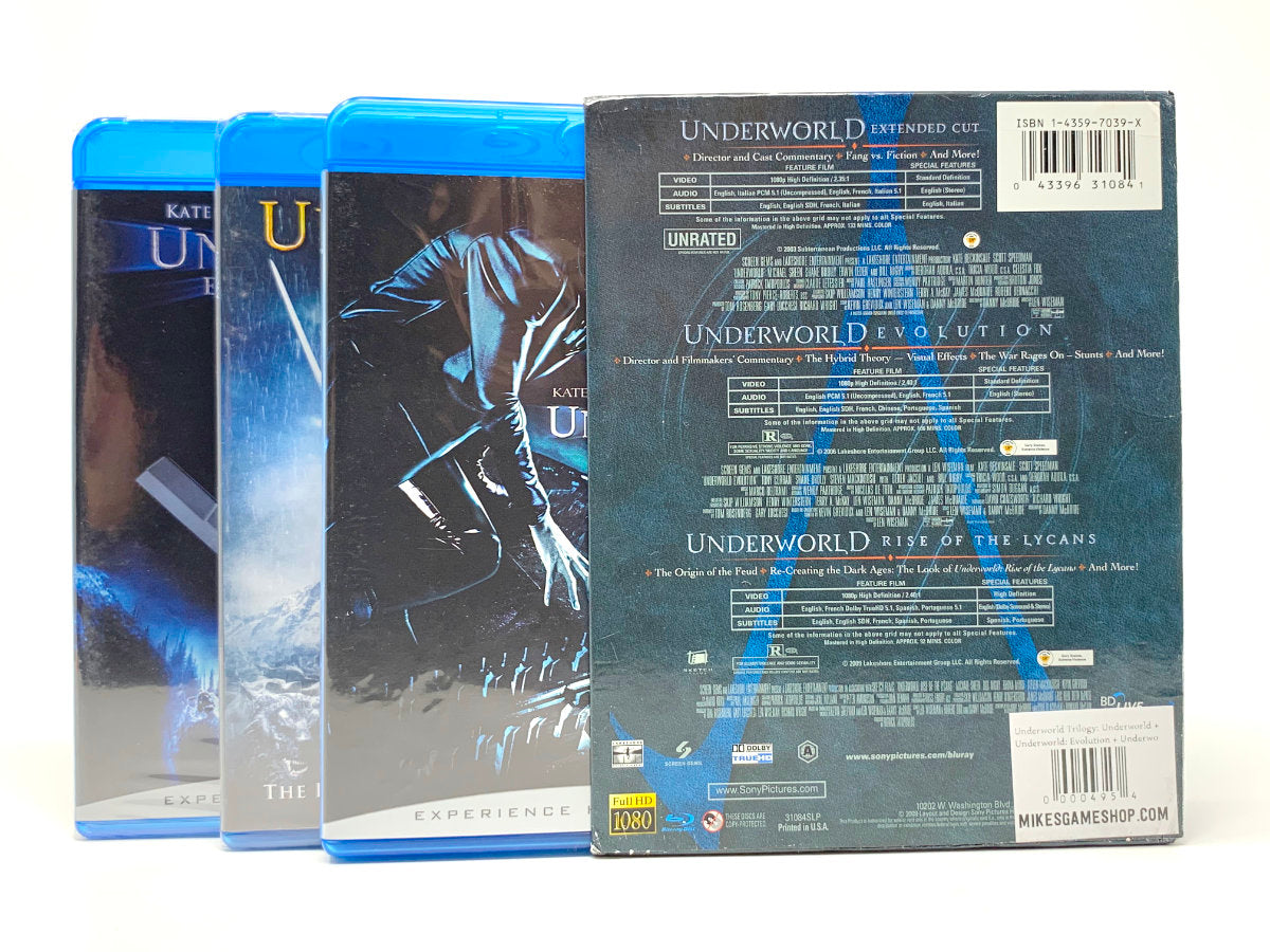 Underworld Trilogy: Underworld / Underworld: Evolution / Underworld: Rise of the Lycans *Box Set* • Blu-ray