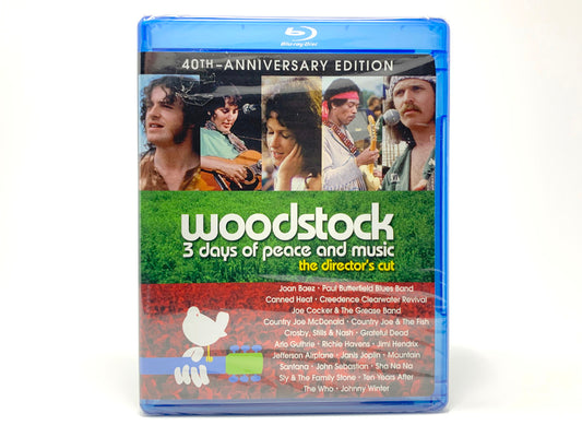 *BRAND NEW* Woodstock – 40th Anniversary Director's Cut Edition • Blu-ray