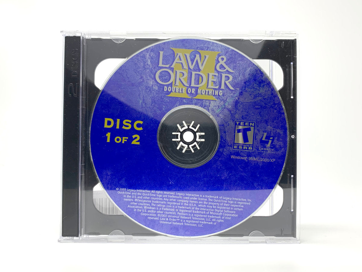 Law & Order II: Double or Nothing • PC (Windows)