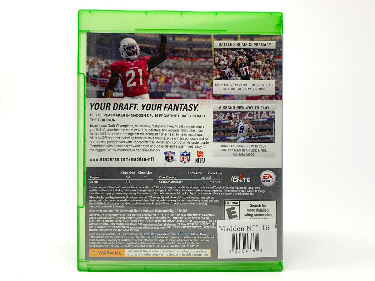 Madden NFL 16 • Xbox One