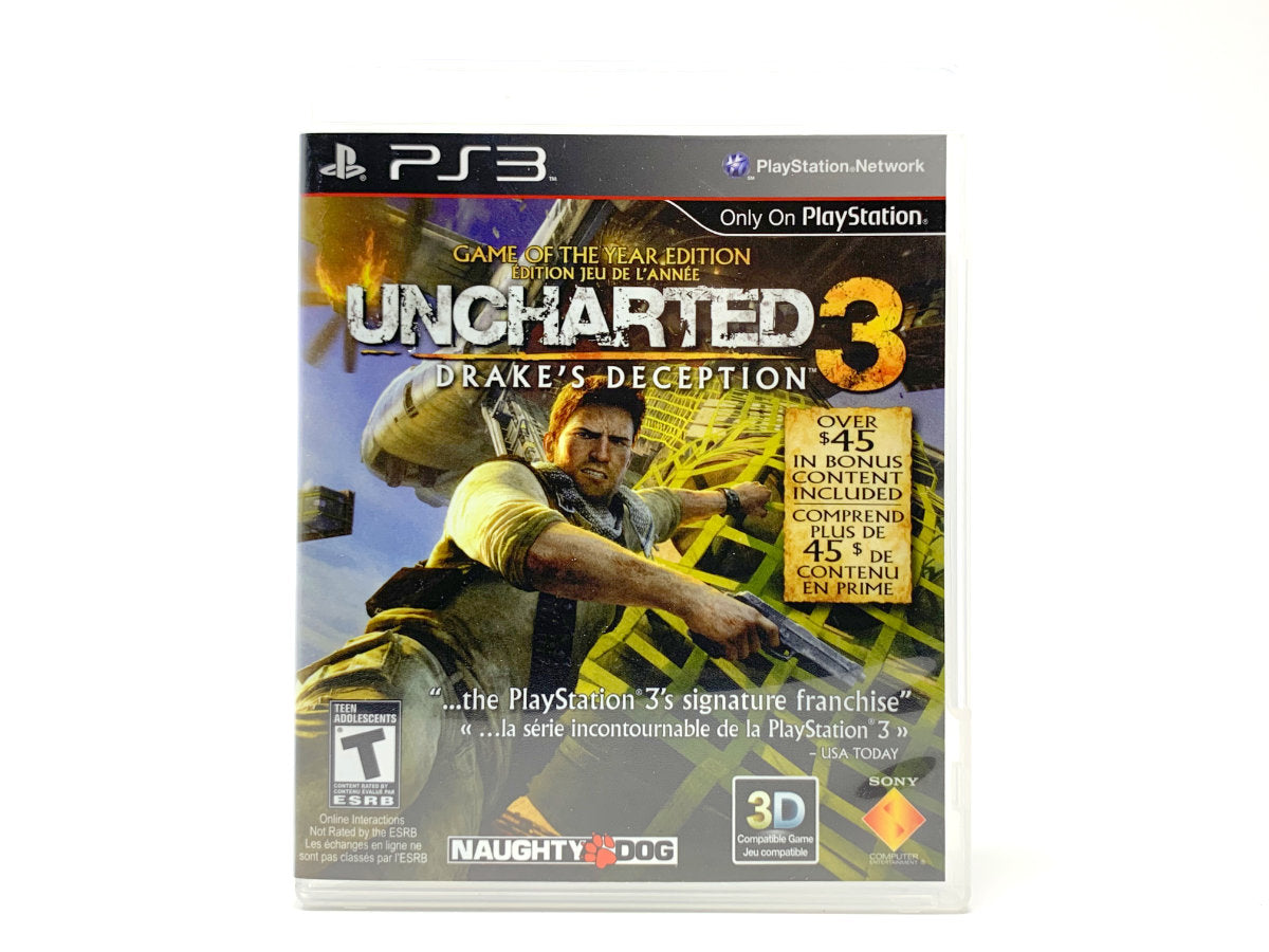 Uncharted 3: Drake's Deception - Game of the Year • Playstation 3