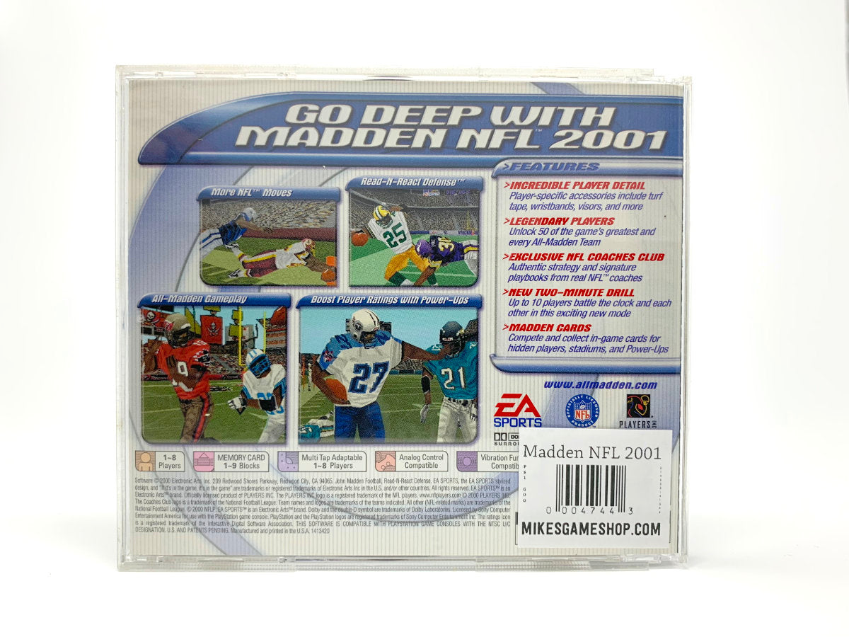 Madden NFL 2001 • Playstation 1