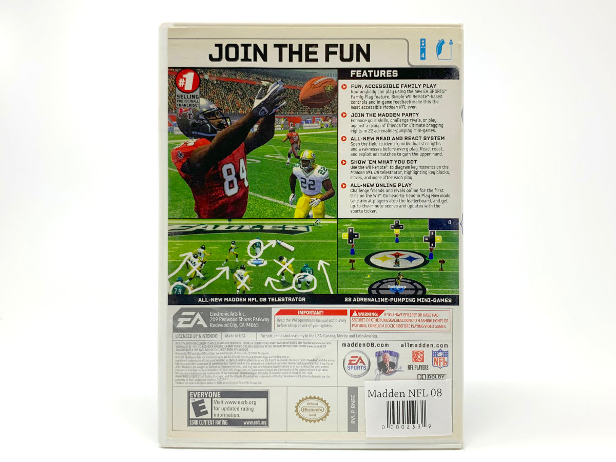 Madden NFL 08 • Wii