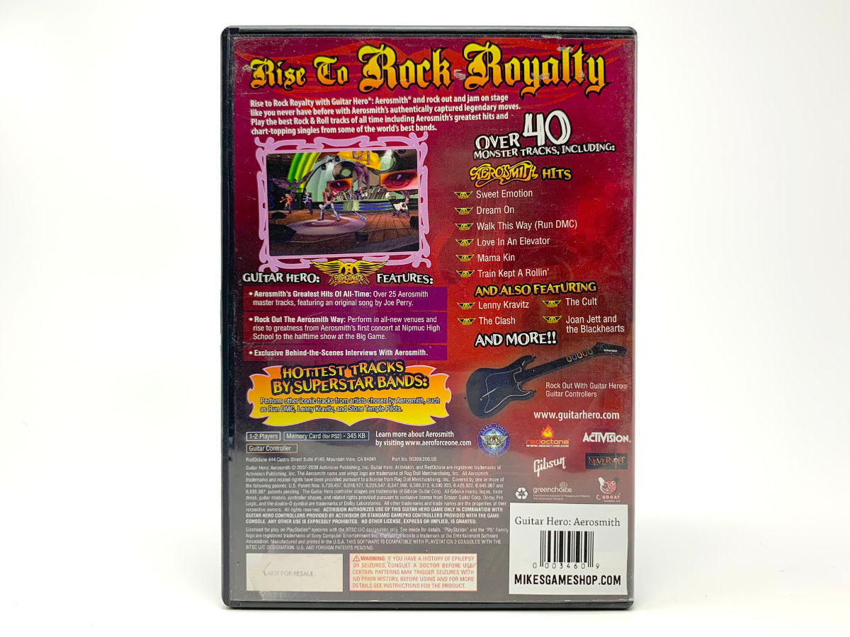 Guitar Hero: Aerosmith • Playstation 2