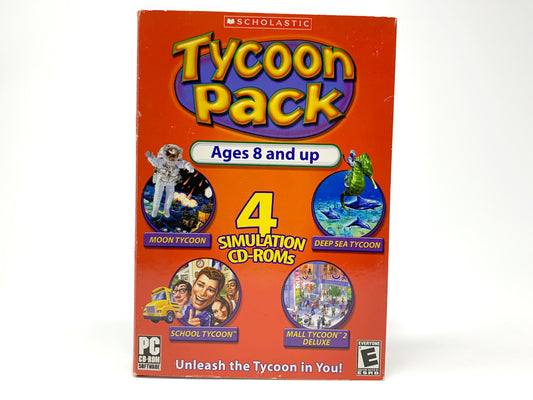 Tycoon Pack: Moon Tycoon / School Tycoon / Deep Sea Tycoon / Mall Tycoon 2 Deluxe *4 Games in 1* • PC (Windows)
