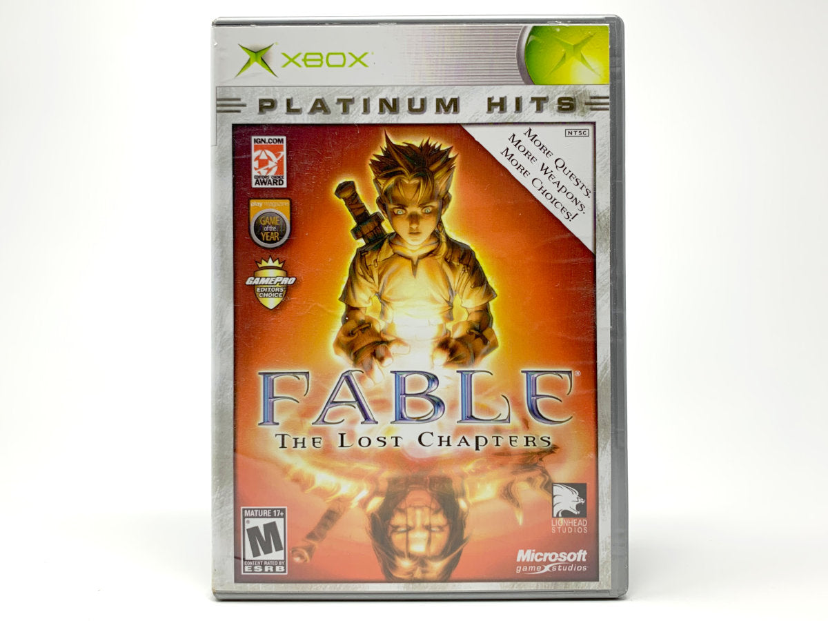 Fable: The Lost Chapters - Platinum Hits • Xbox Original