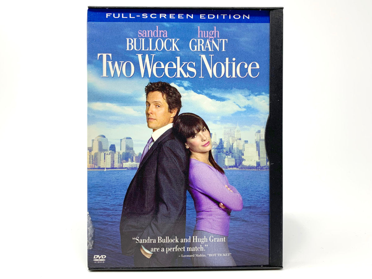 Two Weeks Notice – Full-Screen Special Edition • DVD