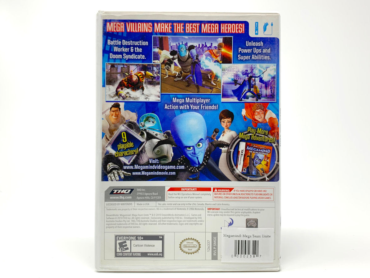 Megamind: Mega Team Unite • Nintendo Wii