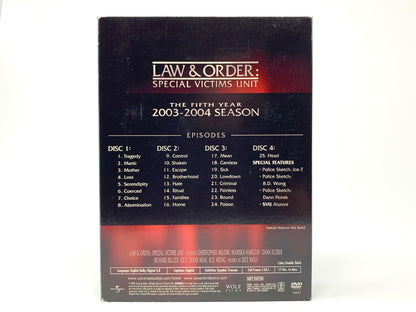 Law & Order: Special Victims Unit: Year 5 *Box Set* • DVD