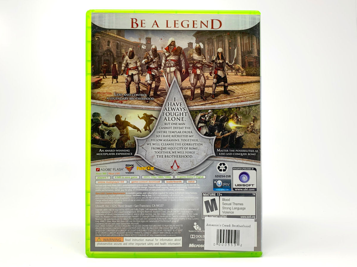 Assassin's Creed: Brotherhood • Xbox 360