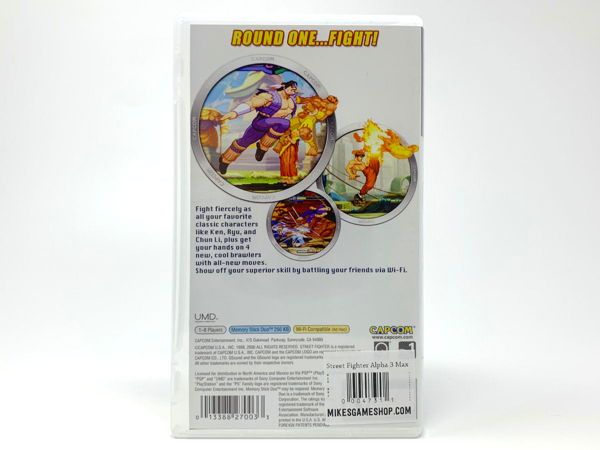 Street Fighter Alpha 3 Max - Sony PSP 
