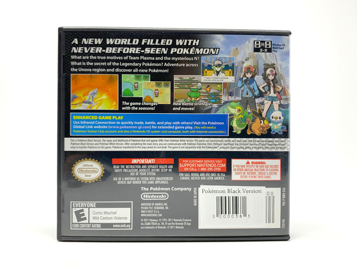 Pokémon Black Version • Nintendo DS