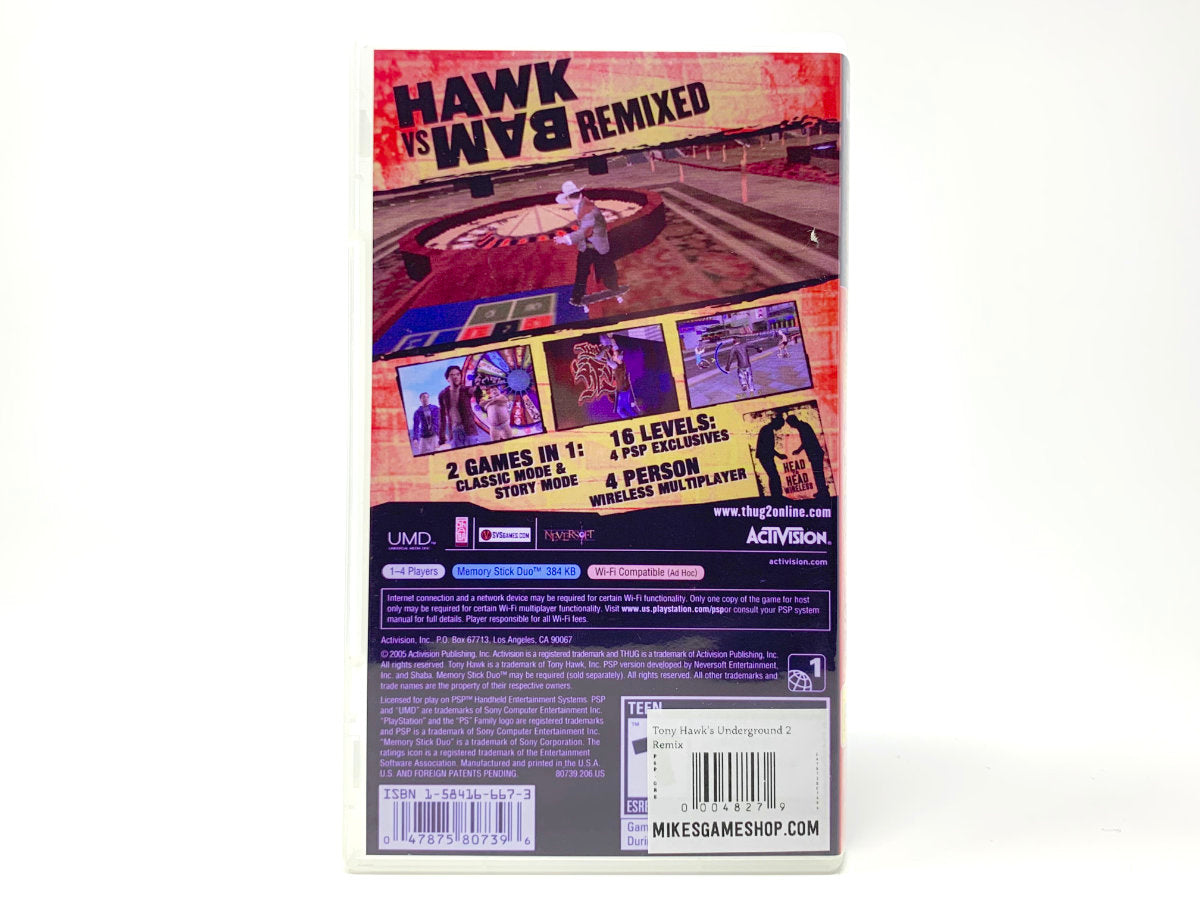 Tony Hawk's Underground 2 Remix • PSP