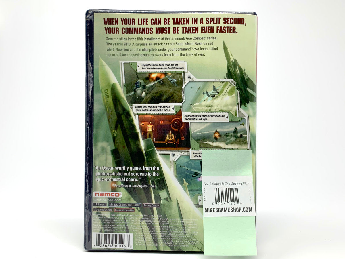 Ace Combat 5: The Unsung War • Playstation 2