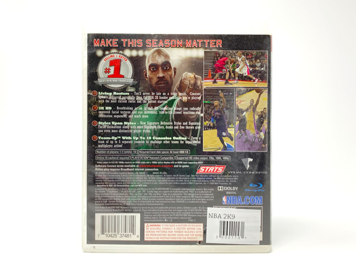 NBA 2K9 • Playstation 3