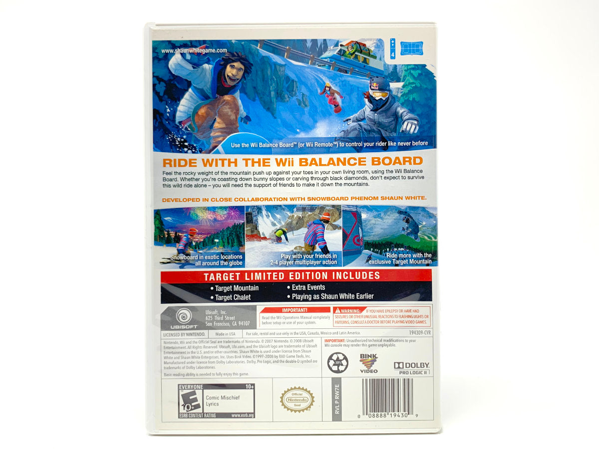 Shaun White Snowboarding: Road Trip • Nintendo Wii