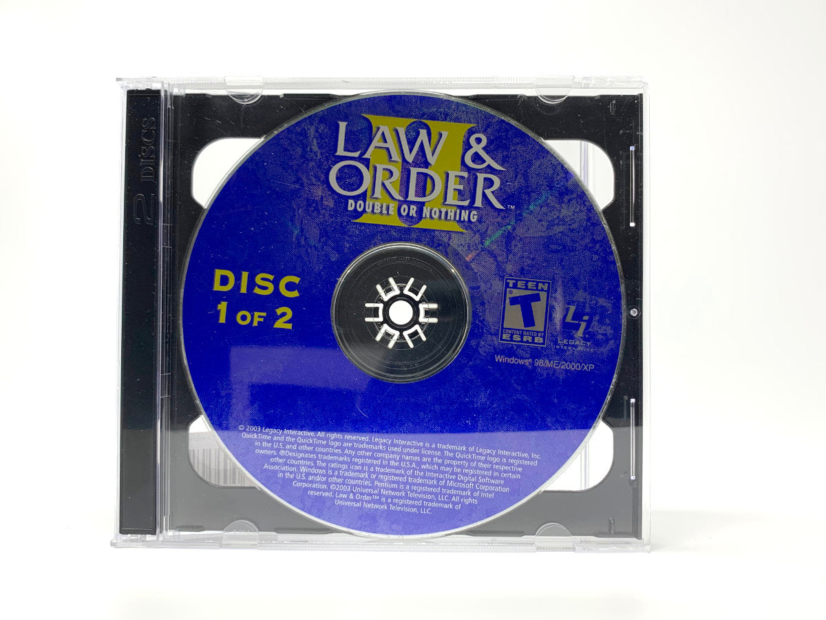 Law & Order II: Double or Nothing • PC (Windows)
