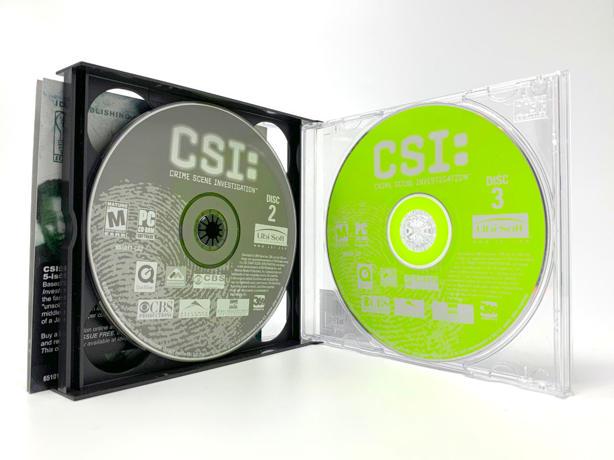 CSI: Crime Scene Investigation *All 3 Discs* • PC (Windows)
