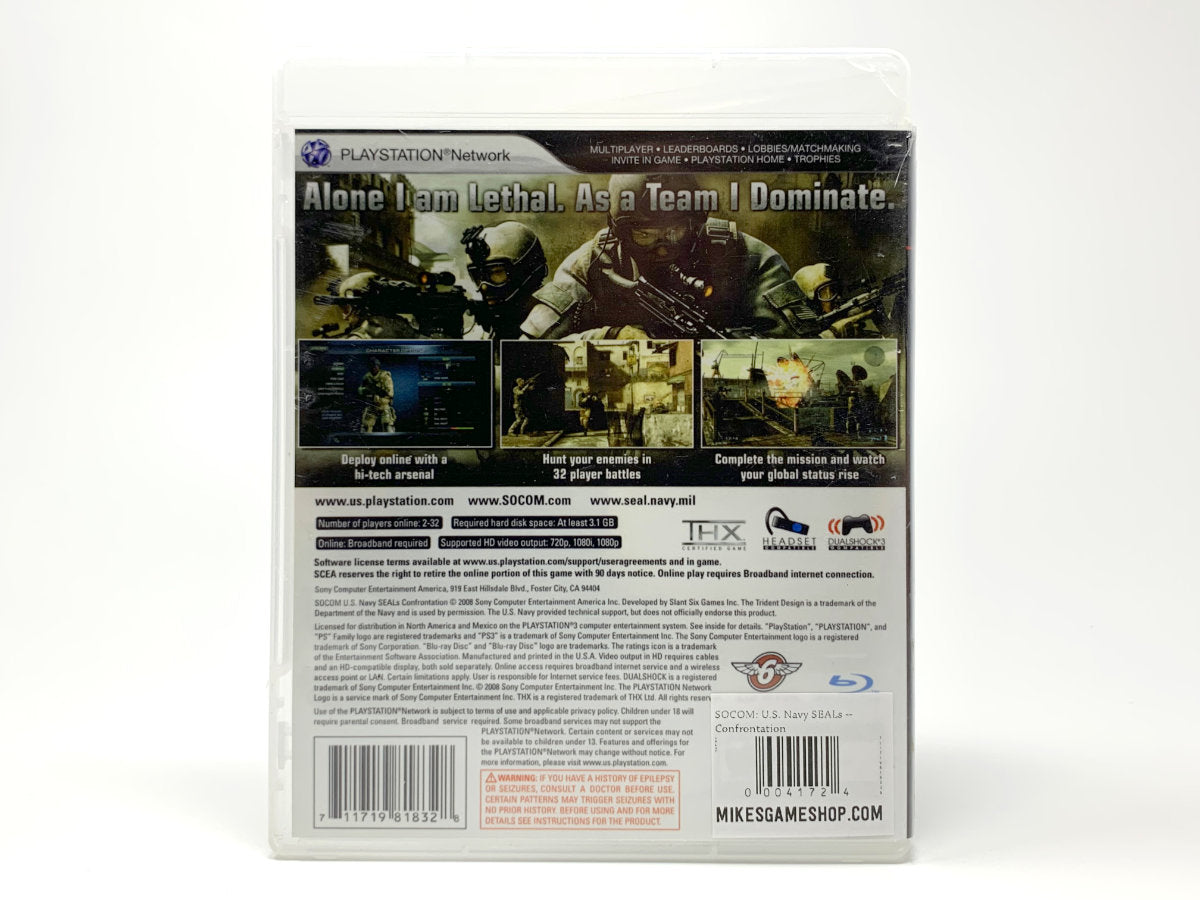 SOCOM U.S. Navy SEALs: Confrontation • Playstation 3