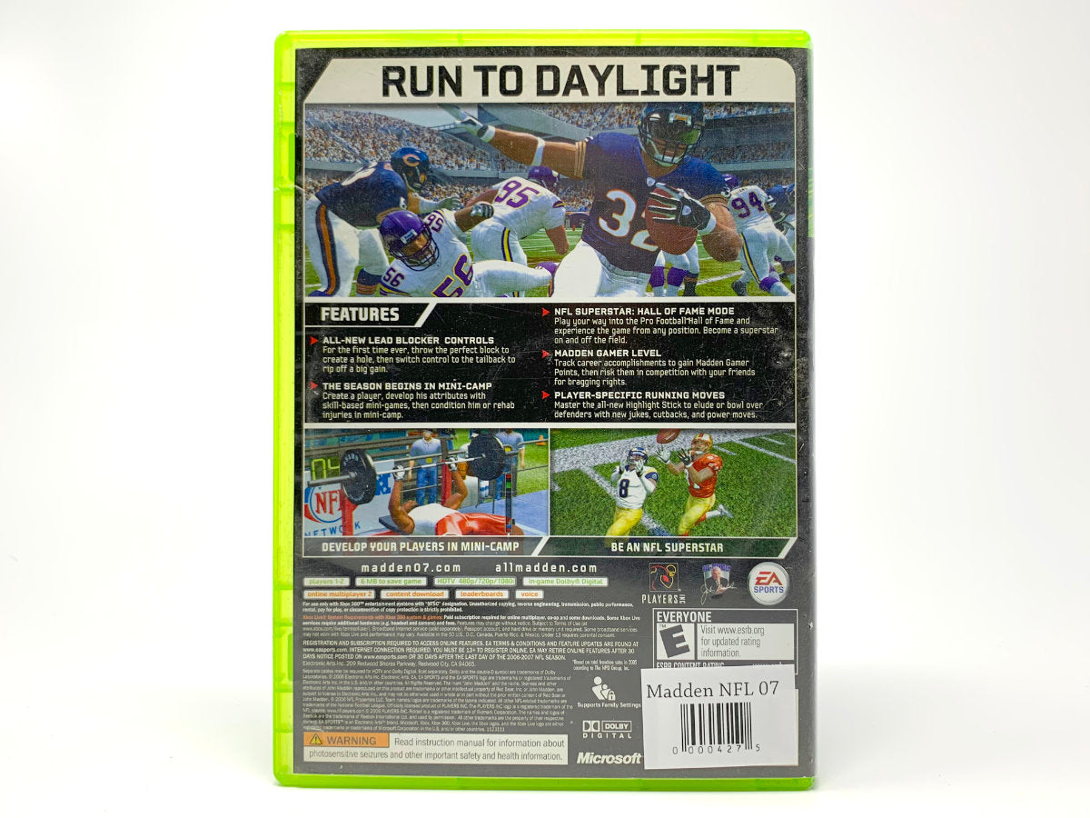 Madden NFL 07 • Xbox 360