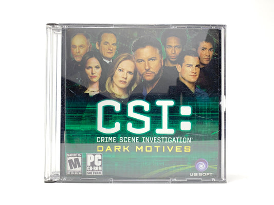 CSI: Crime Scene Investigation – Dark Motives *All 3 Discs* • PC (Windows)
