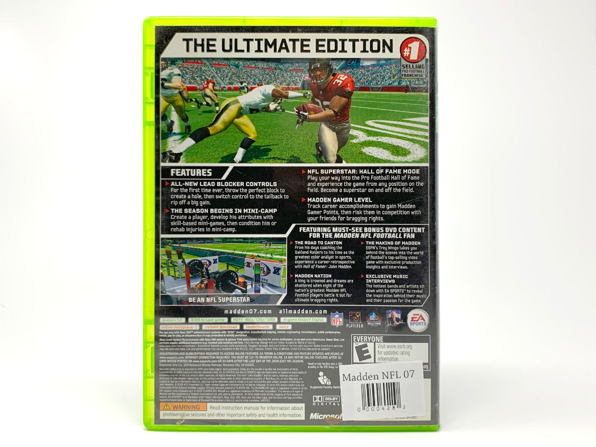 Madden NFL 07 – Hall of Fame Edition • Xbox 360