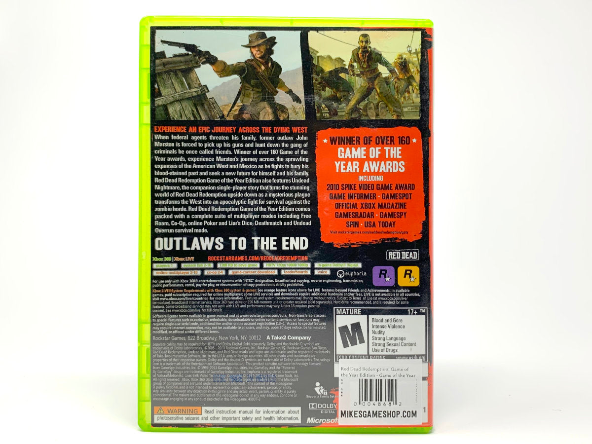 Red Dead Redemption – Game of the Year • Xbox 360
