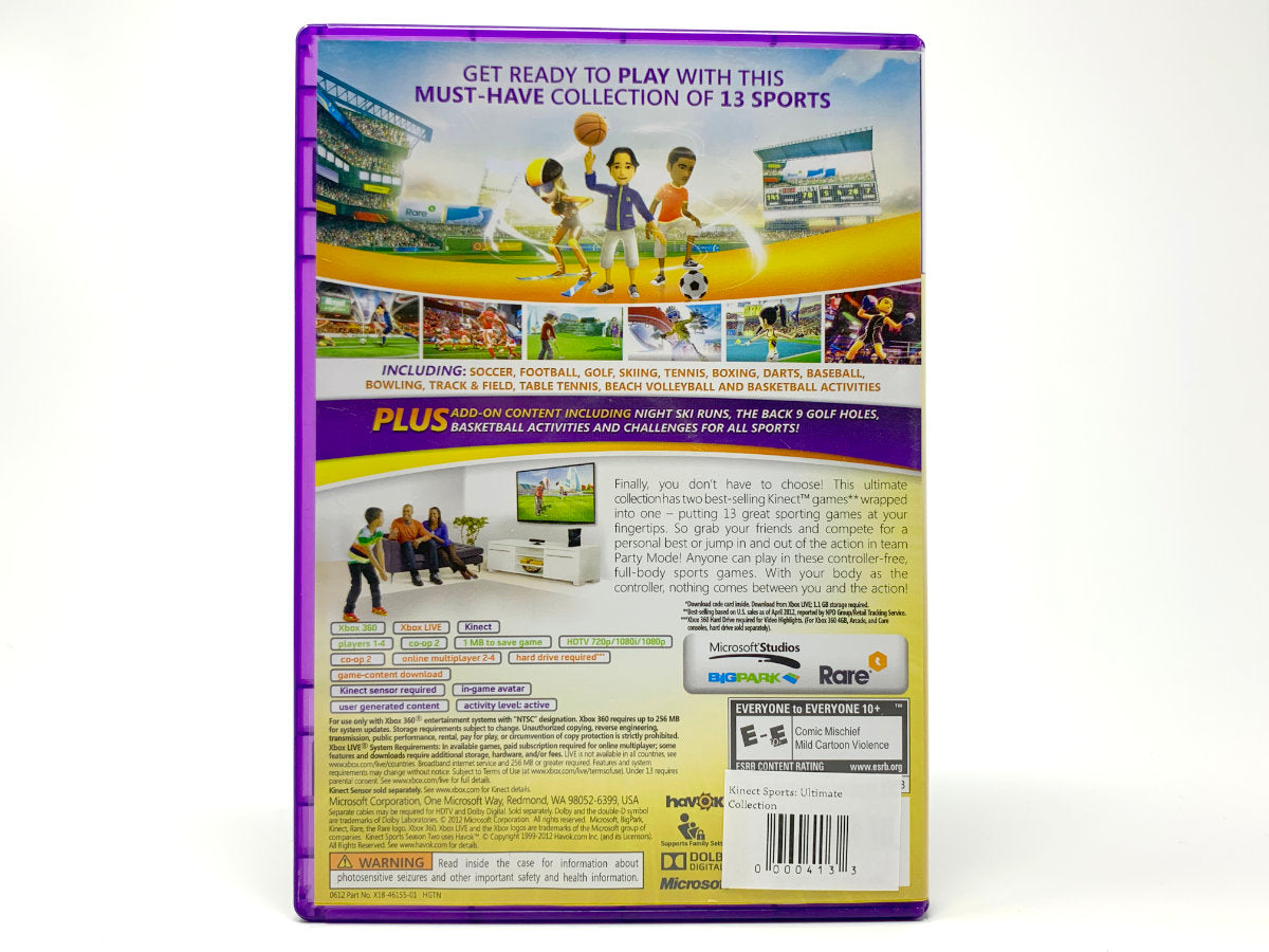 Kinect Sports Ultimate Collection (Kinect Sports / Kinect Sports: Season Two) • Xbox 360