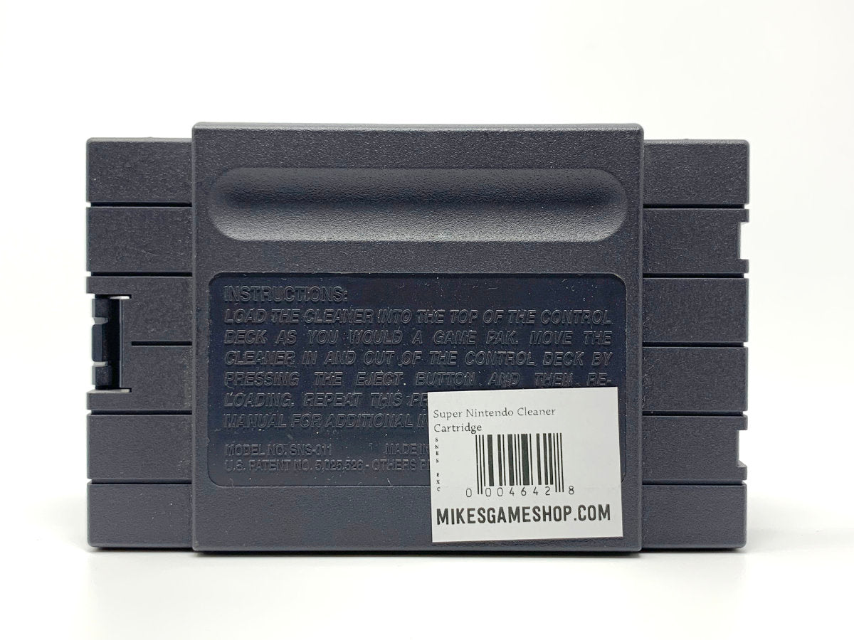 Super Nintendo Cleaner Cartridge • Super Nintendo