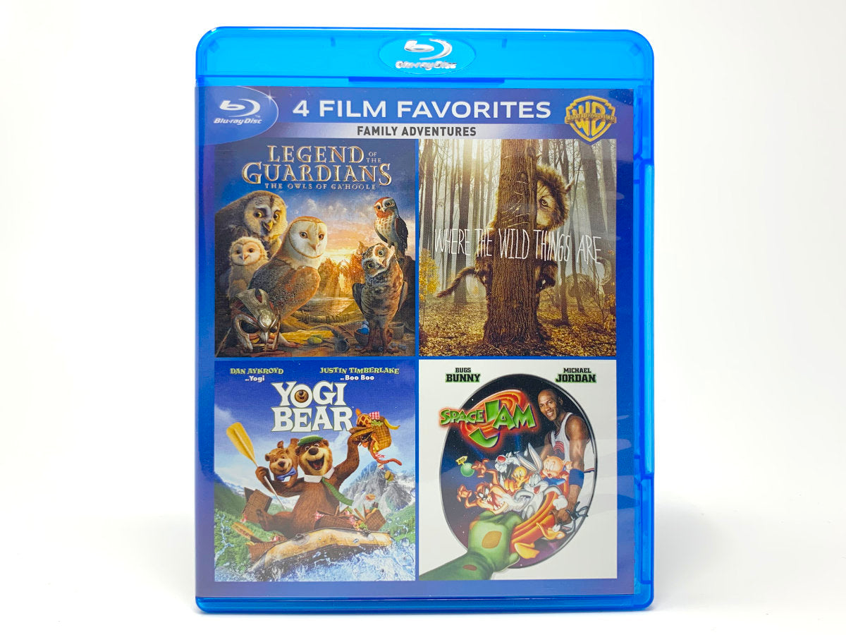 Legend of the Guardians: The Owls of Ga'Hoole + Space Jam + Where the Wild Things Are + Yogi Bear • Blu-ray