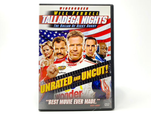 Talladega Nights: The Ballad of Ricky Bobby – Unrated & Uncut • DVD