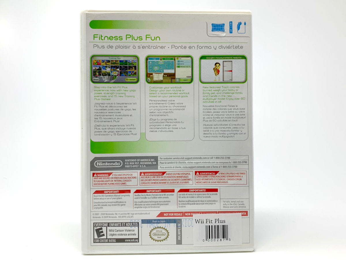 Wii Fit Plus • Nintendo Wii