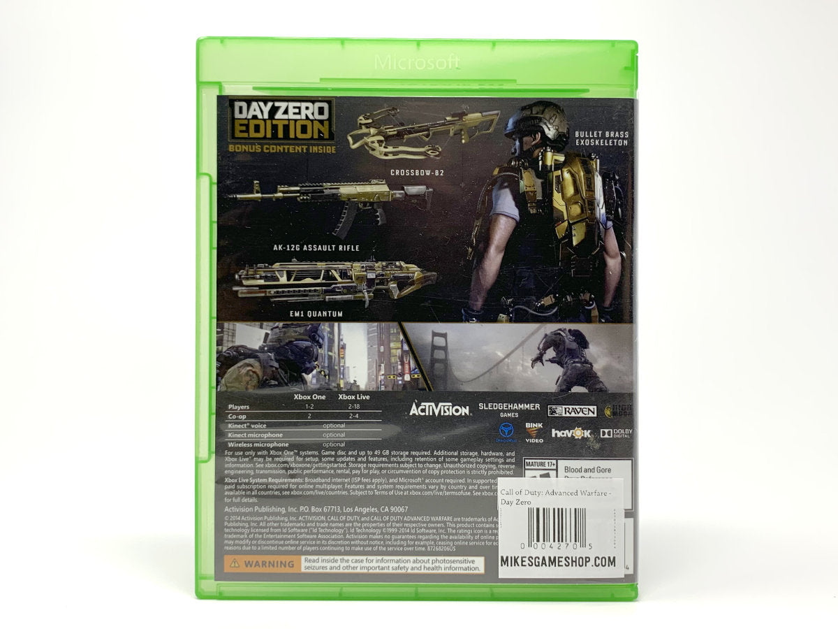 Call of Duty: Advanced Warfare Day Zero Edition Available Today